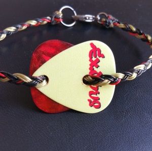 Guitar pick bracelet gift concert